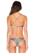 Luli Fama Free Love Criss-Cross Back Bra Top